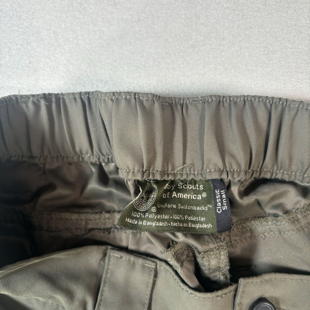 Boy Scouts of America Shorts Mens Small Green Cargo BSA Uniform Switchback - Picture 3 of 7